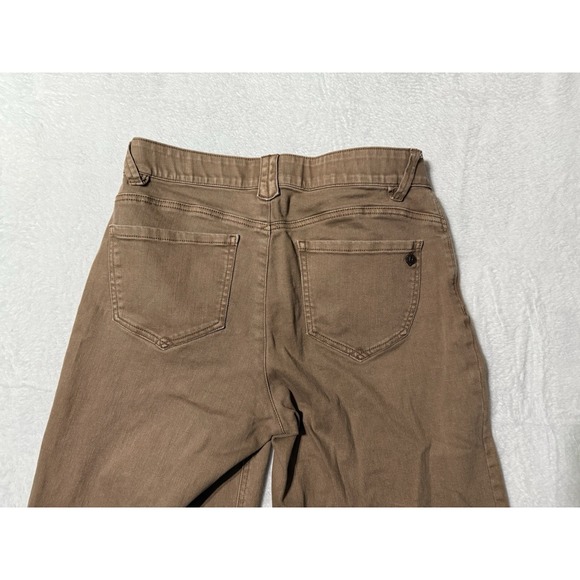 Democracy Womens 10 High Rise Wide Leg Jeans Beige Ab Solution 30x30 - Picture 8 of 9